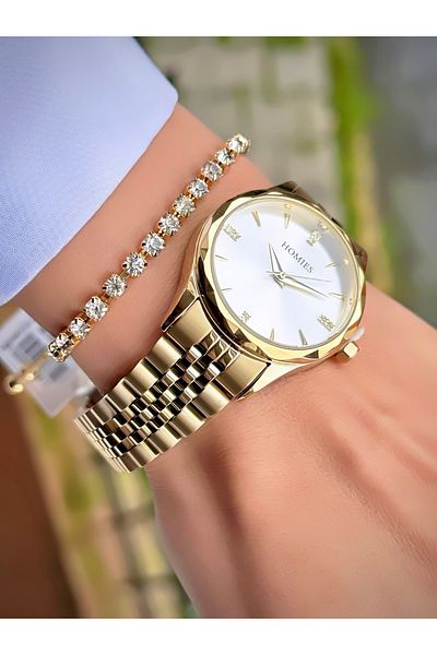 Homies Women's Wristwatch Steel Cord Waterproof