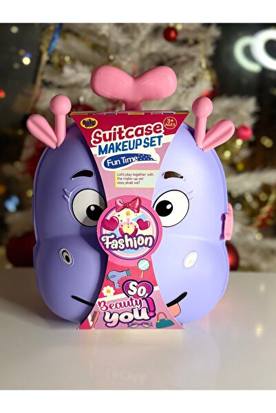DF ToyShop LİLA ÇOCUK VALİZLİ MAKYAJ SETİ