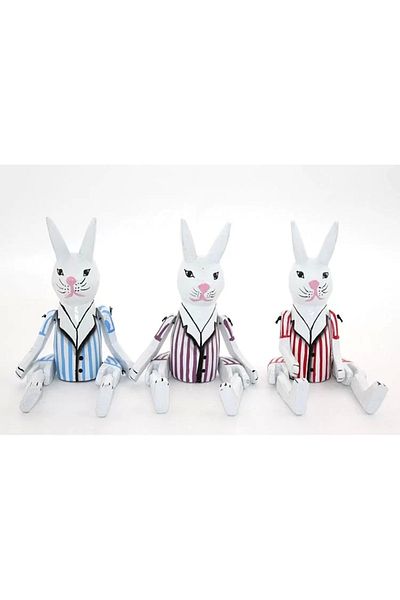 NEEF Wooden Hanging Rabbit Figure Namı-3