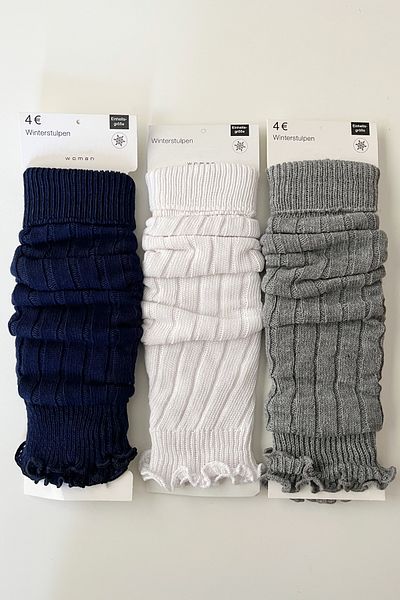 Hakan Collezione Комплект от 3 дамски чорапи за аеробни упражнения в тъмносини, бели и сиви цветове