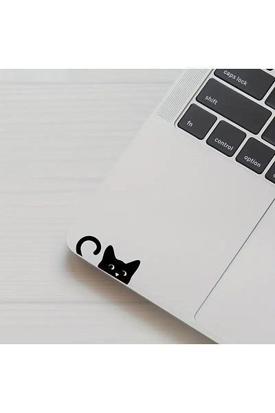 Major Selection Αυτοκόλλητο με μοτίβο γάτας Curious