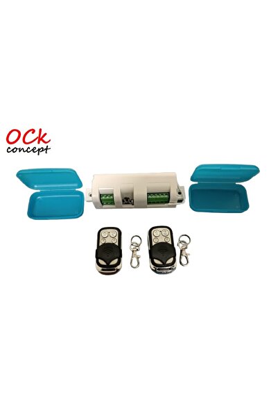 Cuppon SN32 Receiver and 2 Original Cuppon 4-Button Rolling Shutter Receiver Set with Blue Light
