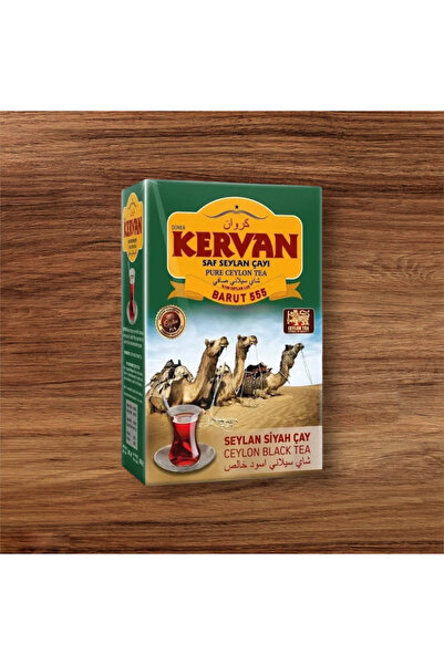 YEMEN KURUKAHVE Kervan Saf Seylan Çayı Barut 555 (Yeşil) Net: 800 G
