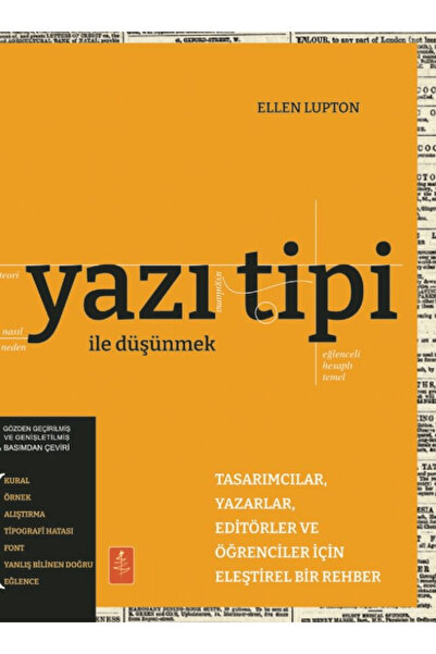 Nobel Yaşam Yazı Tipi İle Düşünmek-Thinking with Type / Ellen Lupton / Nobel ...
