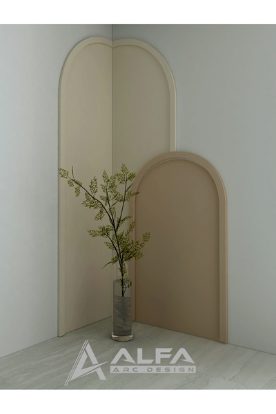 ALFA ARC DESİGN BOHEM STİL KÖŞE TASARIMI HAM MDF ÇITA BOYANABİLİR (SALON -MUTFAK-HOL-İŞYERİ TASARIMI )
