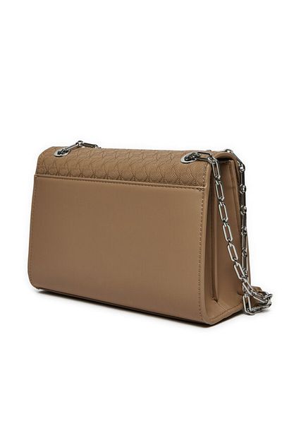 Calvin Klein Women's Chain Strap Ck Logo Beige Shoulder Bag K60K 613138 -0F4
