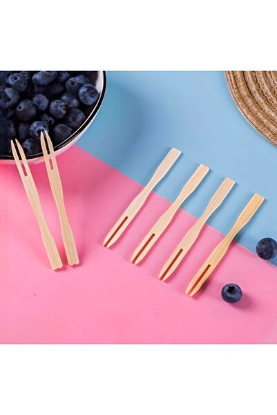 GİZPAK Tahta Cips Çatalı 100 ADET