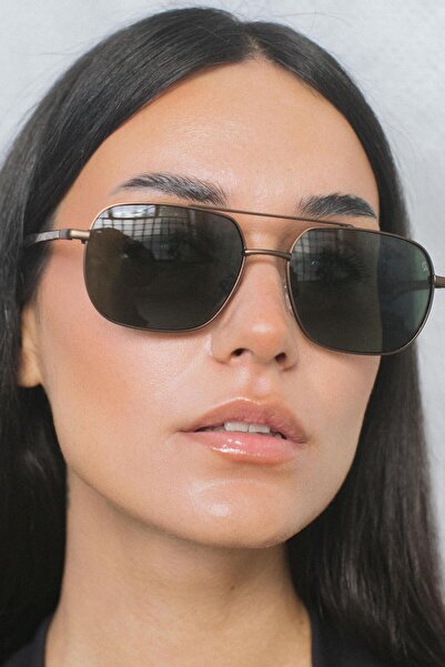 Bilge Karga Lis Bronze Green Sunglasses
