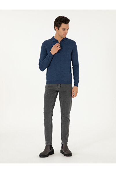 Cacharel İndigo Regular Fit Basic Kazak 50296495-VR028