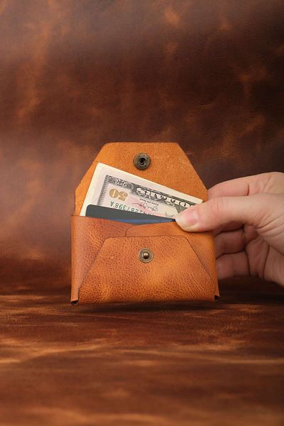 WATCHOFROYAL Vermont Brown Genuine Leather Wallet
