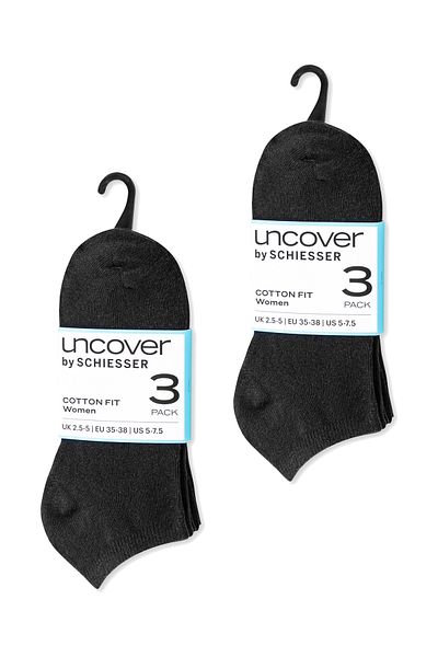 Schiesser Sneakersocken Uncover Sneaker-socken Füsslinge Füßlinge No
