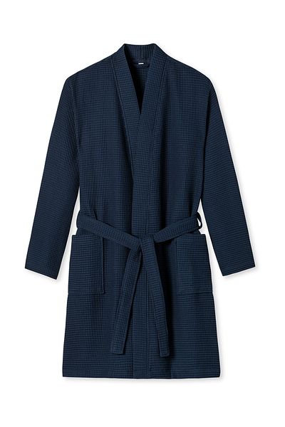 Schiesser Bademantel Elegant Kimono Bade-mantel Sauna Morgen-mantel Lounge