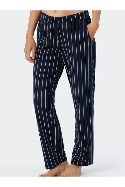 Schiesser Pyjamahose Mix & Relax lang Schlaf-Hose Schlaf-Hose Pyjama Schlafmode