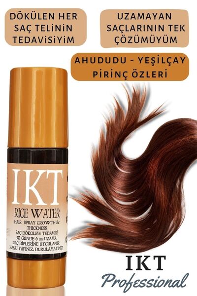 IKT Professional Hair Stick Wax 75gr +rice Water Saç Bakım Spreyi 125 Ml