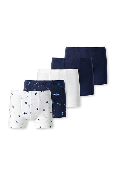Schiesser Retroshorts 5er-pack Basic Kids Unterhose Unterwäsche Boxershort Short