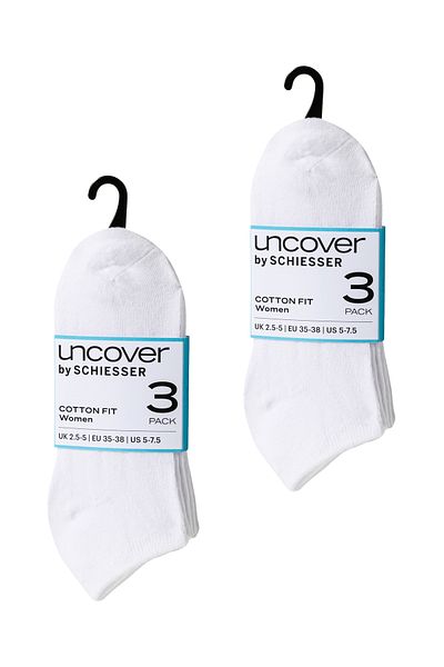 Schiesser Sneakersocken Uncover Sneaker-socken Füsslinge Füßlinge No
