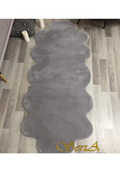 Sarar Peluş Post Kürk Halı Yıkanabilir Kaymaz Taban Çiftkafa Pofuduk Post Halı 80x120