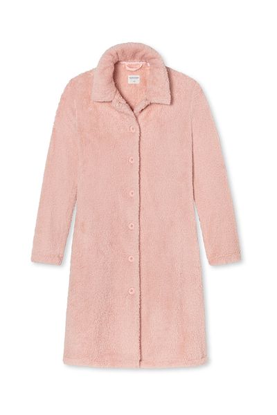 Schiesser Bademantel Teddy Fleece Bademantel Sauna Morgenmantel Lounge