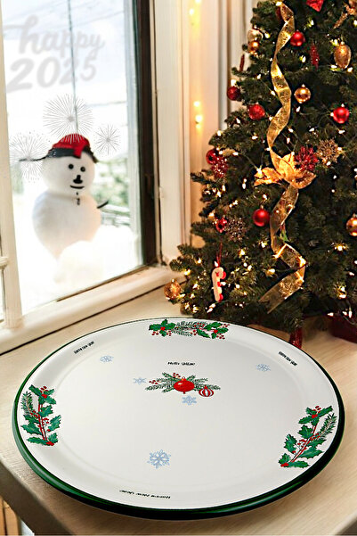 İnci Emaye رقم 50 أدوات مائدة من المينا، صينية تقديم الطعام، طاولة أرضية من ا...