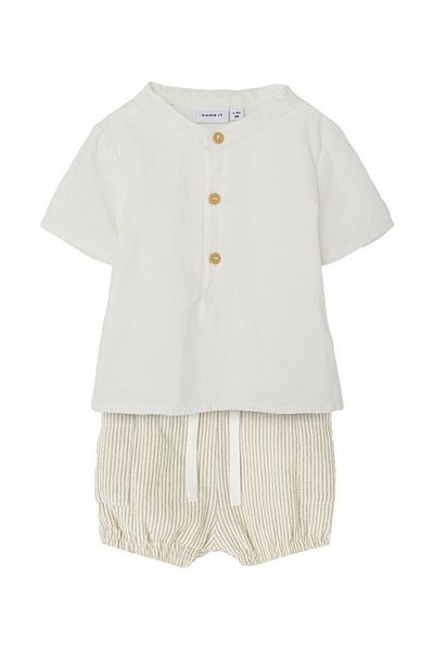 Name it Boys 2-Piece Button-Front Shirt & Short Set