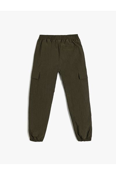 Koton Elastic Waist Pocket Detailed Jogger Trousers