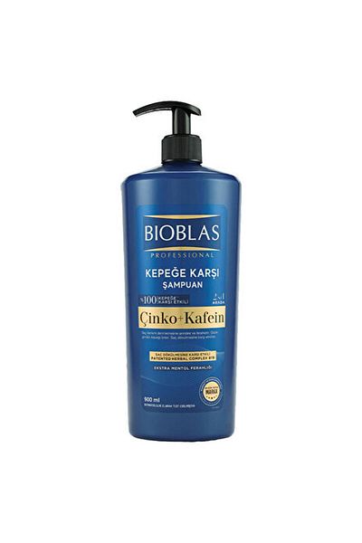 Bioblas Anti-Dandruff Shampoo 2 in 1 Zinc and Caffeine 900 ml