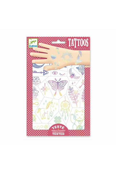djeco Προσωρινά Τατουάζ για Παιδιά, Μη Υποαλλεργικά, 24 Σχέδια