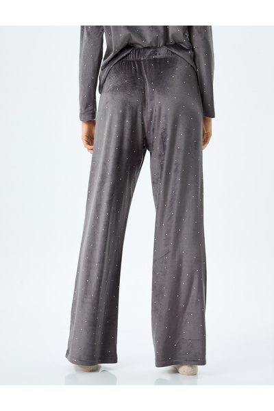 Koton Pohodlné sametové kalhotky na spaní