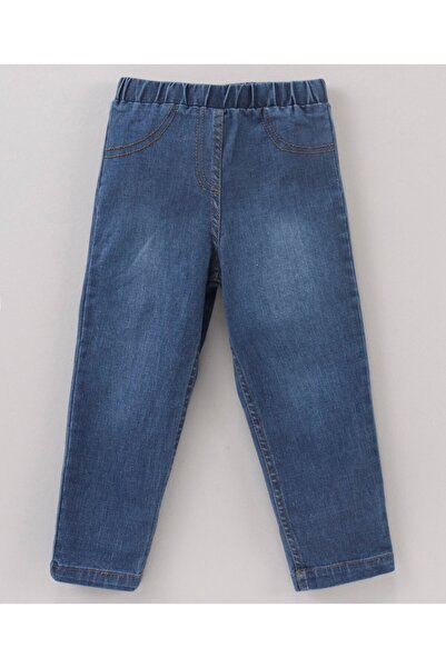 Babyhug Babyhug Sleeveless Top And Jeans Set Floral Print - Multicolor