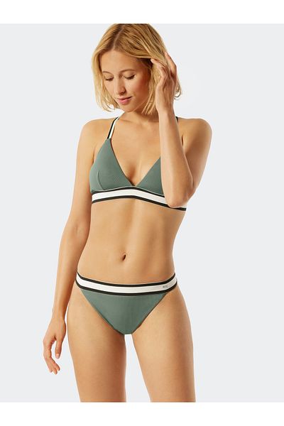 Schiesser Bikini-Hose Aqua Californian Dream Bikini-Hose Triangel Unterteil