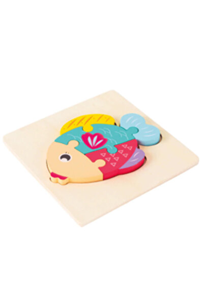 Floopy Peste - Puzzle incastru din lemn