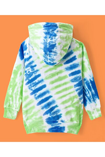 Ollington St. Ollington St.-100% Cotton Knit Full Sleeve Hooded Tie,Dye Sweatshirt,Joggers Co/ord Set-Multicolor