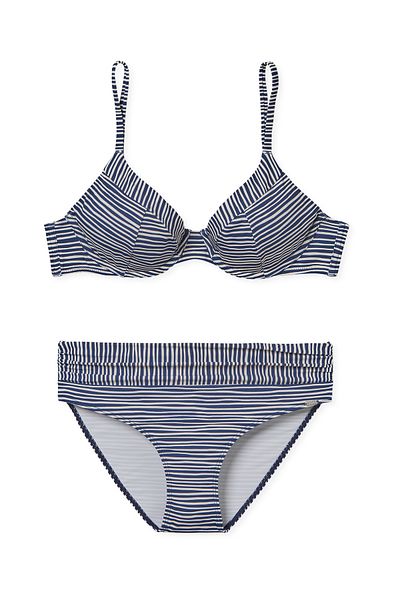 Schiesser Bügel-Bikini Aqua Sea Blossom