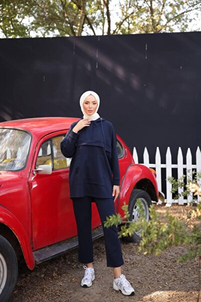 sudi butik KAPÜŞONLU İKİLİ SPOR TAKIM