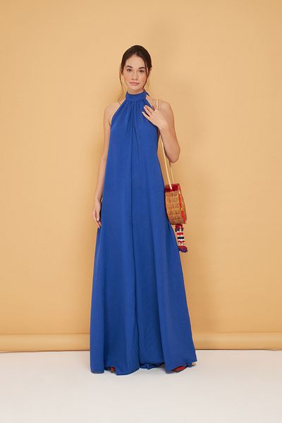 Eda Taşpınar Muslin Back Low-Cut Jumpsuit - Teks-00062