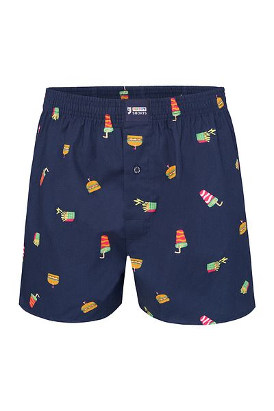 Happy Shorts Herren Web-Boxershorts - Amerikanische Boxershorts