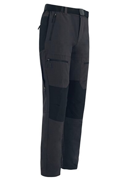 Luo Camp Air Dry Performans Erkek Outdoor Pantolon Su ve Rüzgar Geçirmez - Özel Dikiş+Kemer Hediyeli Antrasit