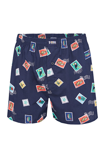Happy Shorts Herren Web-Boxershorts – Amerikanische Boxershorts