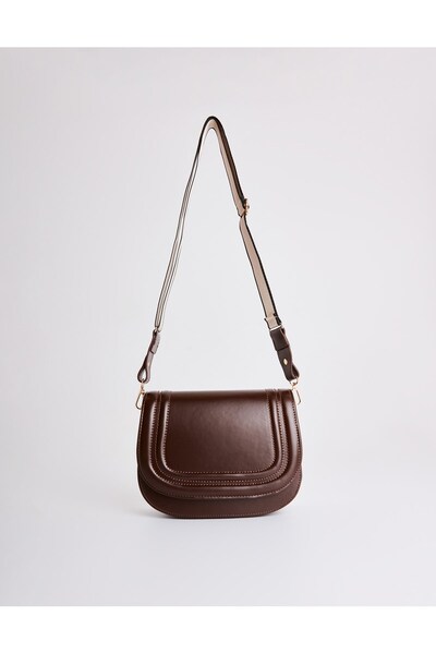 BAGCHA LOTUS Kanvas Askılı Çapraz Çanta