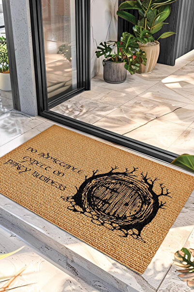 Decovetro Yüzüklerin Efendisi Hobbit Door Desenli