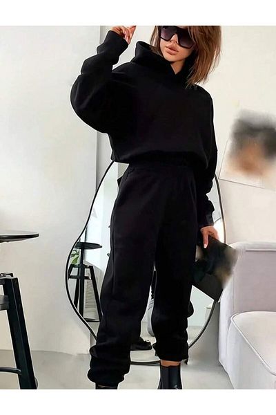 Know Soft Lux Unisex Tracksuit Set - Cotton, Oversize Fit