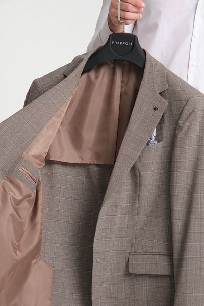 Frappoli Μπουφάν μισής φόδρας με καρό σχέδιο Sports Blazer Mono Collar