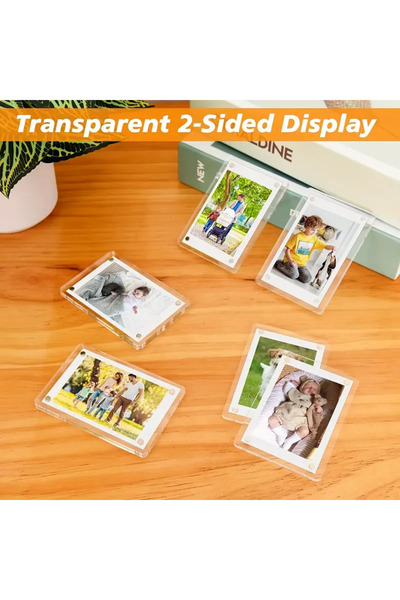 Pleksi Marketi Mini Plexiglass Magnetic Photo Frame