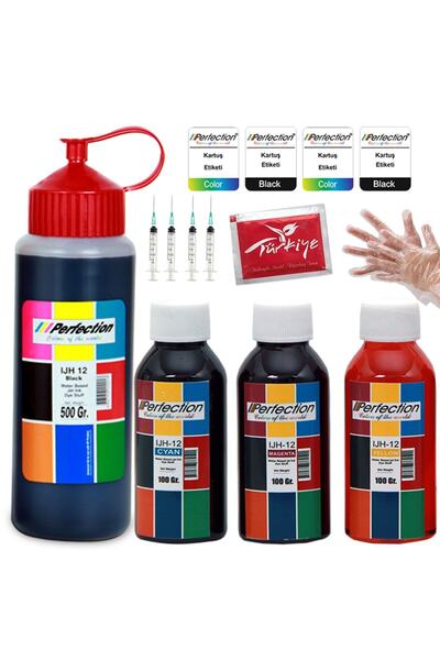 Perfection Epson L Serisi Ve Claria Uyumlu Mürekkep Dolum Seti 800 Gr.