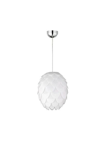 Homelux Choke Pendulum, D=30 Cm, H=36 Cm, 40 W, White, 1xe27