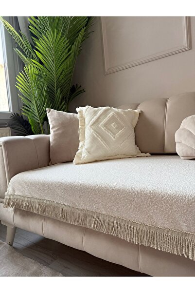 Tly Home Textiles KOLTUK ÖRTÜSÜ EKRU