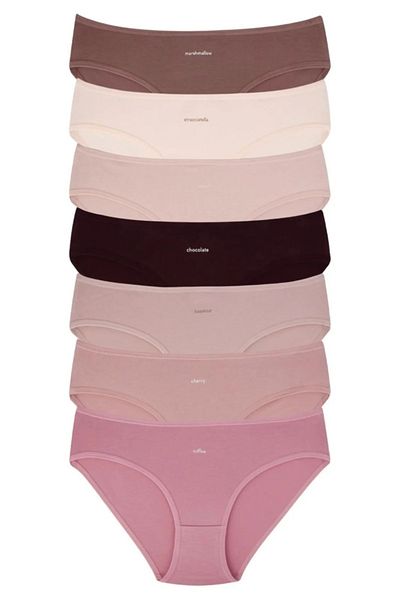 LC Waikiki Chiloți din bumbac Lycra pentru damă, pachet de 7