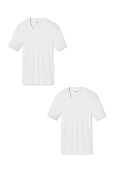 Schiesser Unterhemd Essentials Feinripp Unterhemd Unterzieh-Shirt Ärmellos Schulterfrei