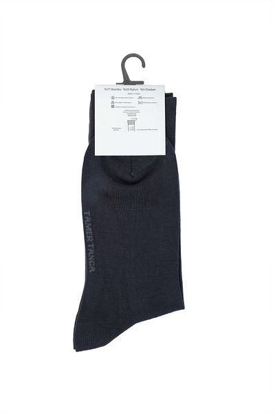 Tamer Tanca Men's Bamboo Anthracite Classic Socks
