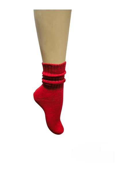 Yonca Butik 3 Pieces Short Wool Socks Without Elastic Ankles (DIABETIC SOCKS)
